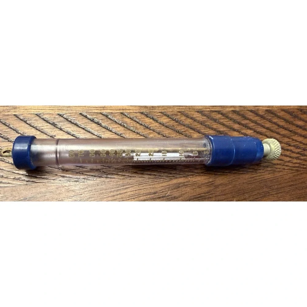 Vintage Depth-O-Plug Fishing Lure Thermometer + Depth Plug How Cold How Deep